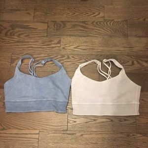 Lululemon size 6 bras in soft tshirt material